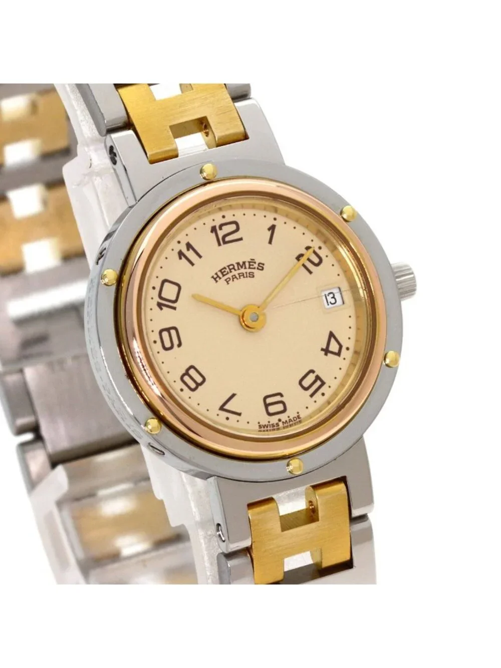Hermes Clipper Watch SS